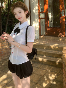 CHOUXIE | Trendy Korean Style Small Petite Fresh Look Uniform Set