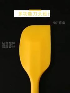 HIONE Silicone Non-Stick Spatula Rubber Cooking & Baking Essentials and Shovel Utensils Pastry Scraper BakingSpatula FoodGrade