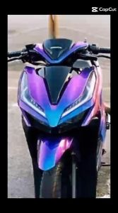 (50x100cm) Stiker Skotlet Bunglon Chameleon Metalik Stiker Motor