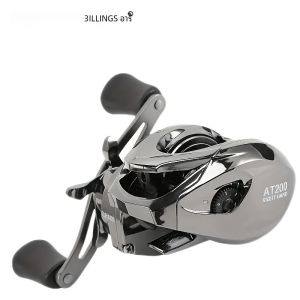 BILLINGS AT Seriesอัตราทดเกียร์ 7.2:1ลูกปืน 5 + 1ลากสูงสุด 18LBรอก Baitcastingสําหรับน้ําเค็มน้ําจืด