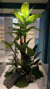 ⭐BANANA TREE⭐ Artificial Plant Decor Tree Indoor Plant Decoration Plant Home Decor Office Plant Lobby Plant Decoration Artificial Greenery Indoor Tree Artificial Plant Decoration Indoor Plant Decor for Home Office Hotel Lobby Interior Decoration