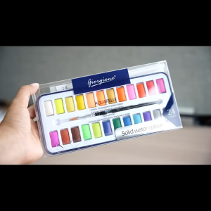 Watercolor paint set solid watercolors 36 colors beginner gouache paints art supplies