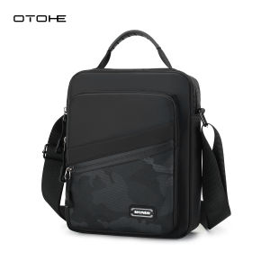 OTOHE Fashion Men Bags Shoulder Bag Oxford Cloth Cross Body Bag Casual Handbag Multiple Pocket Large Capacity Waterproof Lightweight Casual Sport Street Bag for Travel Outdoor