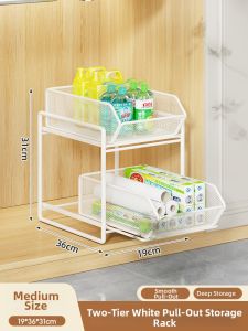 evesigar | Multipurpose Kitchen Cabinet Drawer Organizer