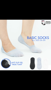 Kaos Kaki Pendek Invisible Hidden Socks Wanita Katun Polos