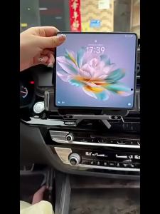 15W Universal Car Phone Wireless Charger Holder 360° Rotation Mount for Samsung Galaxy Fold 6 5 4 3 Z Flip S25 S24 Iphone 16 15
