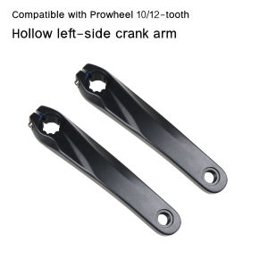 170 Mm Bike Left Crank Arm Replacement For Prowheel 10T Hollow Crankset Aluminum Alloy Fits 14 Mm Pedal Axle 