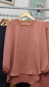 Baju Set Seroja 3 in 1 (Blouse + Seluar Plazo + Free Tudung Turkey) By Rubaba