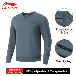 Li-Ning | Áo Thun Không Mũ Đính Đơn Giản Thoáng Khí Hấp Thụ Ẩm