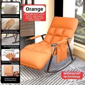 Double Leisure Rocking Chair for Balcony Reclining