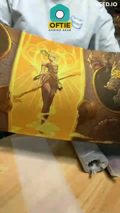 Lót chuột gaming 80x30cm dày 3mm Lux Tân Niên skin LMHT