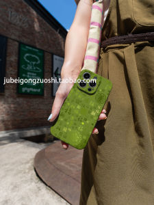 New Chinese Style Full Screen Luck Character Phone Case Lightweight  17 pro Max 16 pro Max 15 Lightweight Customizable