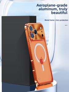 LUXUAN | Titanium Frame Ultra Thin Full-Cover Anti-Shock Case for iPhone 17 Pro Max
