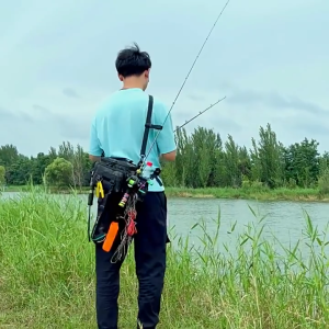 Professional Fishing Lure Bag Multifunctional Fishing Gear Tool Backpack Large Capacity Lure Bag for Fishing Rod Plier Gripper Reels Baits Box