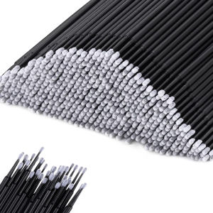 300/2000pcs Disposable MicroBrush Eyelash Extension Brushes For Makeup Nail Art Individua Applicator Lash Cleaning Removing Tool
