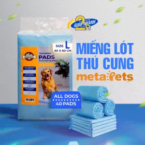 Miếng Lót Vệ Sinh Siêu Thấm Hút metaPet Cho Chó Mèo - Phù Hợp Cho Khay Lồng Chuồng