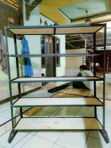 Rak serba guna rak warung rak minimarket 5susun T130P110L30