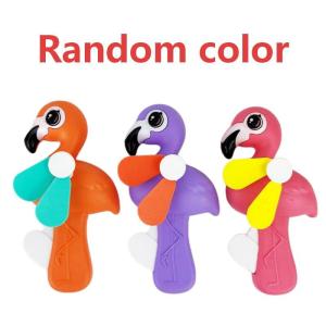 Cute Donut Hand Press Fan Non-electric Mini Manual Cooling Fan Toy Summer Gift for Outdoor Party