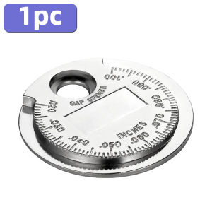 1/2PCS Portable Spark Plug Gap Measuring Gauge Multifunctional Durable Stainless Steel Spacing Adjustment Tool For Car Motorcycl