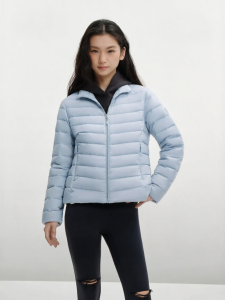 BOSIDENG | Lightweight 3-Proof Womens Stand Collar Short Down Jacket