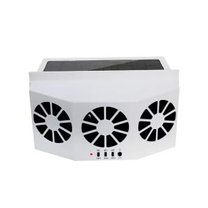 NEW Solar ventilation fan Car window exhaust fan Car USB fan ventilation radiator inside cooling cycle exhaust fan Inside chiller