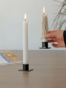 Đèn Cầy Sắt Tối Giản Hiện Đại Phong Cách Trung Hoa Cổ Điển Đèn Cầy Trang Trí Bàn Ăn Đèn Cầy Bằng Sắt Màu Đen Đồ Trang Trí Nhà Cửa Mềm Mại