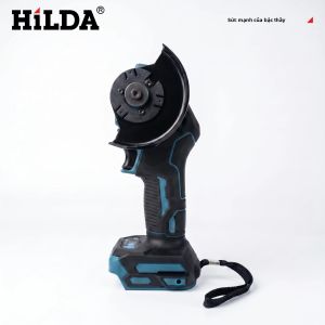 HILDA | Máy Mài Góc Điện HILDA 3 Inch Cầm Tay Sạc Được Động Cơ Không Chổi Than Tương Thích Với Pin Makita Dùng Để Đánh Bóng Và Cắt.