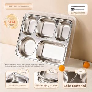 BAICHANG | Stainless Steel Multipurpose Bento Box