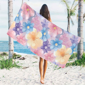Bloss Quick Drying Microfiber Beach Towel Lightweight for Swimming Camping Yoga - Bath Towel