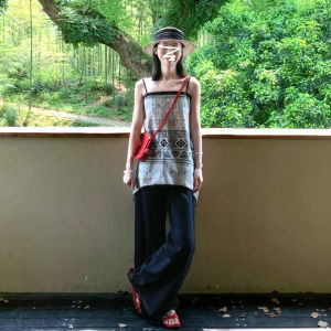 Karrar betsey | Áo Gile In Hình Dân Tộc Bohemian Không Đều