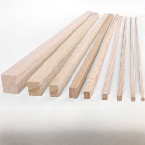 Handmade Diy Pine Wood Strip Material House Model Decoration Solid Wood Long Strip Flat Strip Small Fine Wood Strip for Assembly