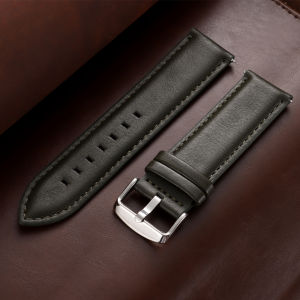 18mm 20mm 22mm 24mm Vintage Brown Cowhide Leather Straps for DW for Samsung for Huawei Watch Quick Release Replacement Bracelet