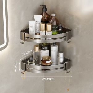 Double Fold Heavy-Duty Luxury Bath Towel Rack Set