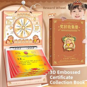 MONLEYTA | Wall-Mounted Certificate Album A3 Boys Girls Honor Certificate Display Organizer A4 Children Storage Tool Collection Album For Student Artwork