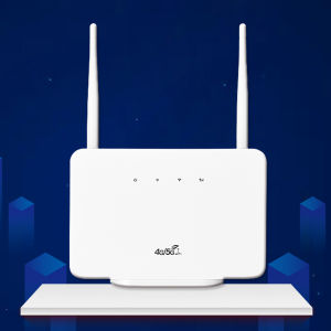 4G Wireless Router 300Mbps Wireless Hotspot External Antenna with Sim Card Slot US Plug for Home Travel Work