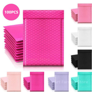 100PCS Shipping Packaging Supplies Multicolor Packing Bag Bags Small Business Bubble Envelope Mailing Office School
