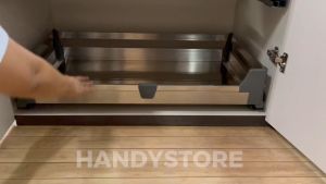 Stainless Steel Kitchen Cabinet Pull Out Basket/ Shelf/ Rack/ Corner Basket With Soft Closing Slide