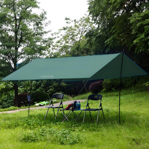 Outdoor Canopy Waterproof UV Block Sun Shelter with Easy Setup for Patio Garden Camping Beach