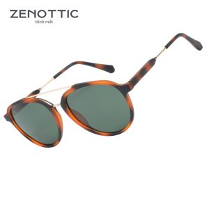 Kính Râm Phân Cực ZENOTTIC UV400 Bảo Vệ Khung Kim Loại Kính Râm Thời Trang Dành Cho Nam Và Nữ Màu Sắc Thông Thường