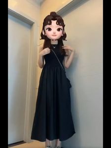 Tanktop Dress Hitam & Midi Dress Jumbo Size Premium: Desain Korea & Rok Payung Basic