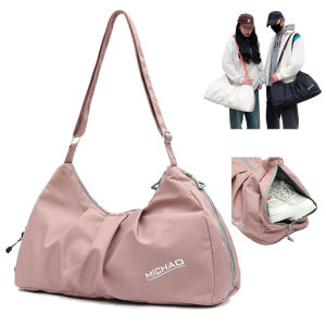 Gym Bag for Women Large Capacity Short Trip Luggage Bag Men Fitness Training Bag Travel Duffel Weekend Shoulder Bag