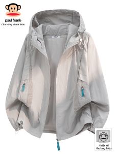 Paul Frank | Áo Khoác Hoodie Phong Cách Bép Rộng Cho Nam Chống Nắng