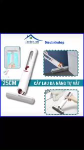 Cây Lau Kính Tự Vắt Mini Gấp Gọn Dụng Cụ Lau Vệ Sinh Bàn Bếp Bàn Làm Việc Kính Ô Tô Mút Bọt Biển Siêu Thấm Hút Nước Gọn Gàng Tiện Lợi Đa Năng Tramanhshop