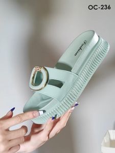 OCTAVIA Sandal Slip On Wedges Wanita Ring Series OC-236 (FREE BOX)