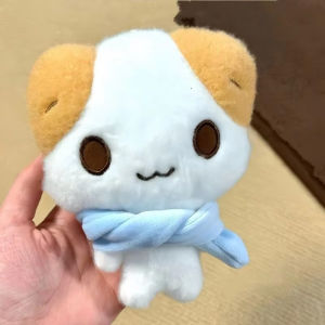 น่ารักผ้าพันคอสีฟ้าแมวตุ๊กตาPlushตุ๊กตาตุ๊กตากระเป๋าจี้ของขวัญเพื่อนที่ดีที่สุดตุ๊กตาPlushจี้พวงกุญแจบรรจุภัณฑ์อุปกรณ์เสริม