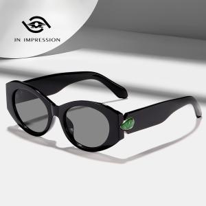 JN IMPRESSION European and American Fashion New Internet Celebrity Anti UV Sunglasses Retro High Sense Sunshade Sunglasses