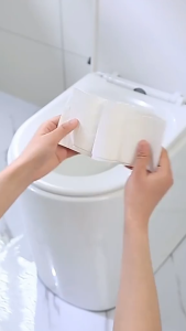 Combo 3 Gói 6 Miếng Giấy Lót Bồn Cầu Du Lịch Dùng 1 Lần - Giấy Lót Toilet Du Lịch Vệ Sinh An Toàn Chống Bẩn Nhỏ Gọn Mang Theo Phù Hợp Nhà Vệ Sinh Công Cộng