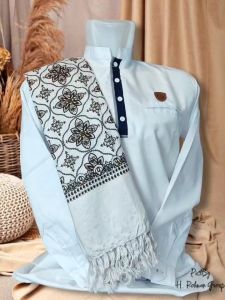 Sorban Rida Khasmiri Motif Batik AR | Sorban Pria Terbaru | Sorban Arab | Sorban Printing Khasmiri