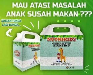 NUTRI KIDS / SUPLEMENT ANAK VITAMIN ANAK / PENAMBAH NAFSU MAKAN ANAK UNTUK 3 BULAN KE ATAS / ISI 30 KAPSUL