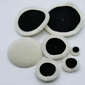 5pcs/Set 6inch Wool Pad Poles Polish Body Mobil Wool Pad Pad Wol Poles Dengan Material Yang Lembut 80mm